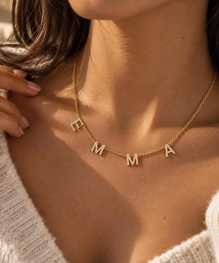 Customized Letter Name Necklace