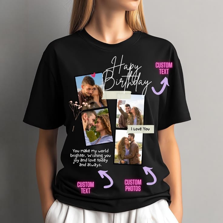1pc Custom Photo Shirt